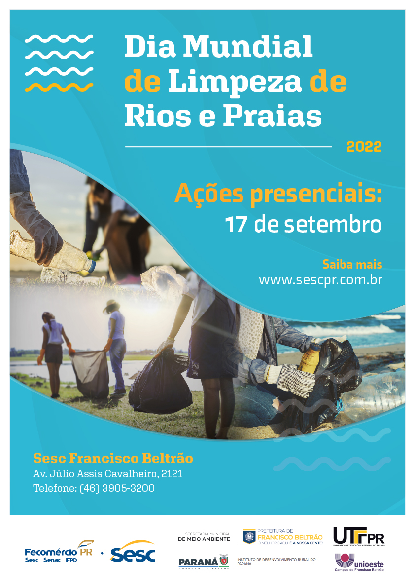 Dia Mundial De Limpeza De Rios E Praias Sesc Paran