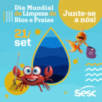 Sesc PR realiza mobilização para limpeza de rios e praias em 25 cidades do estado